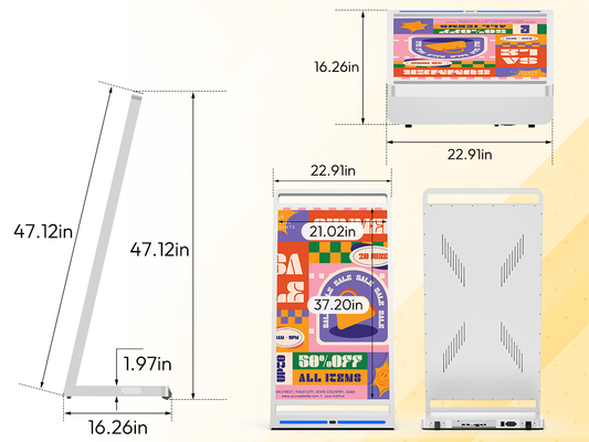 43" lcd advertising screen