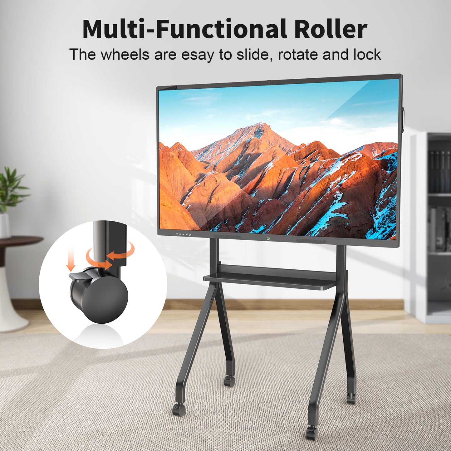 Smart board touch screen （With wall mount bracket no Moving stand included）