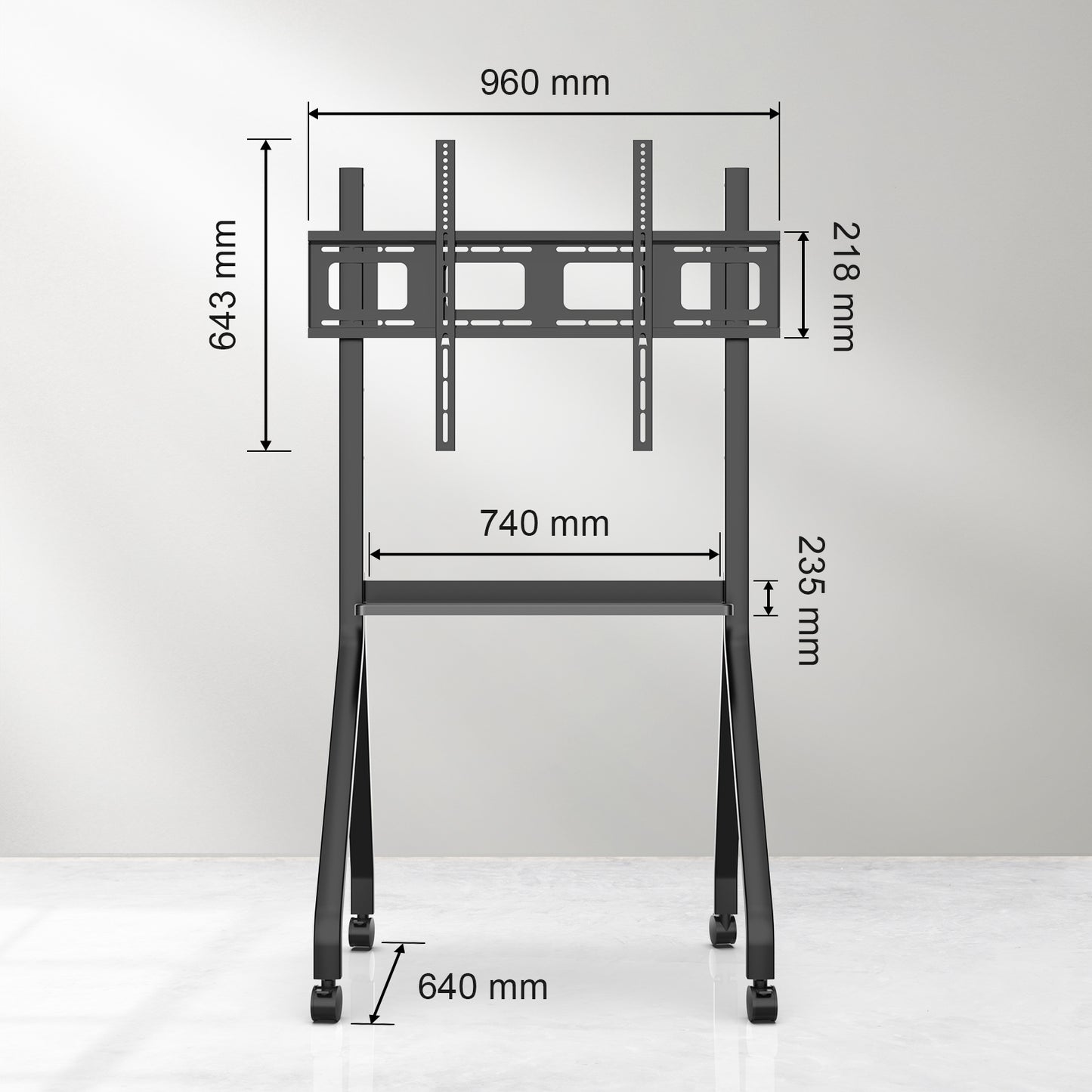 Smart board touch screen （With wall mount bracket no Moving stand included）