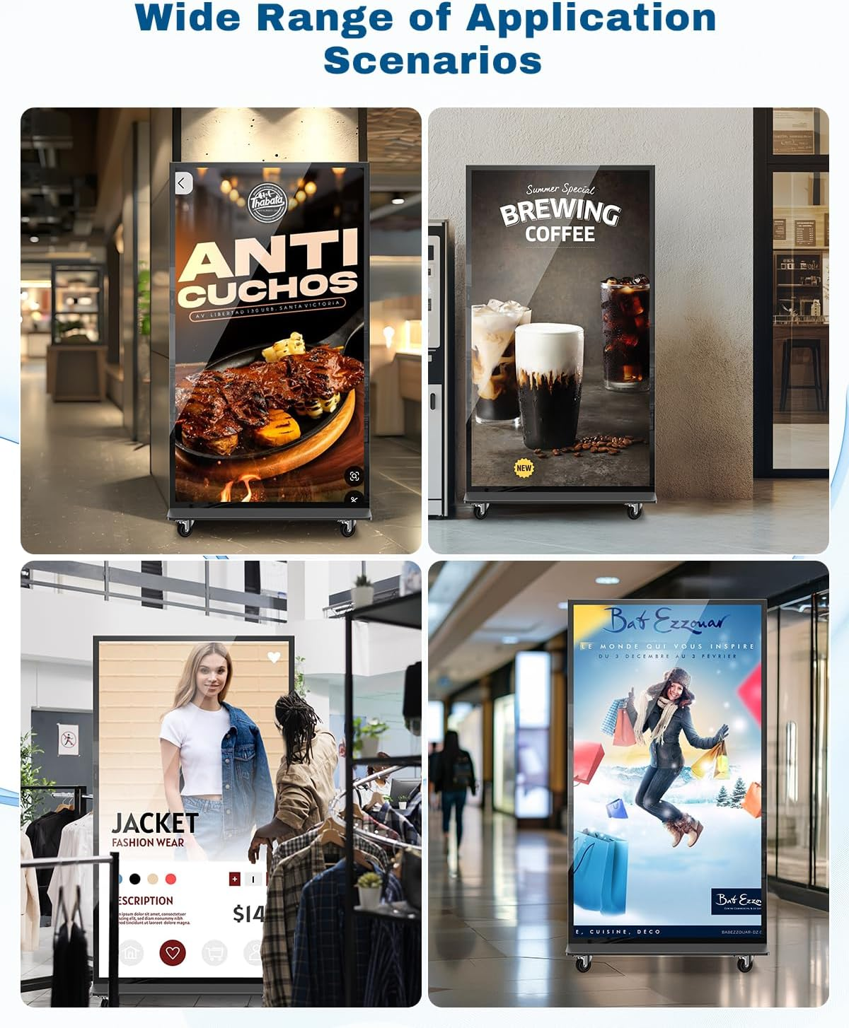 75“/85” lcd display