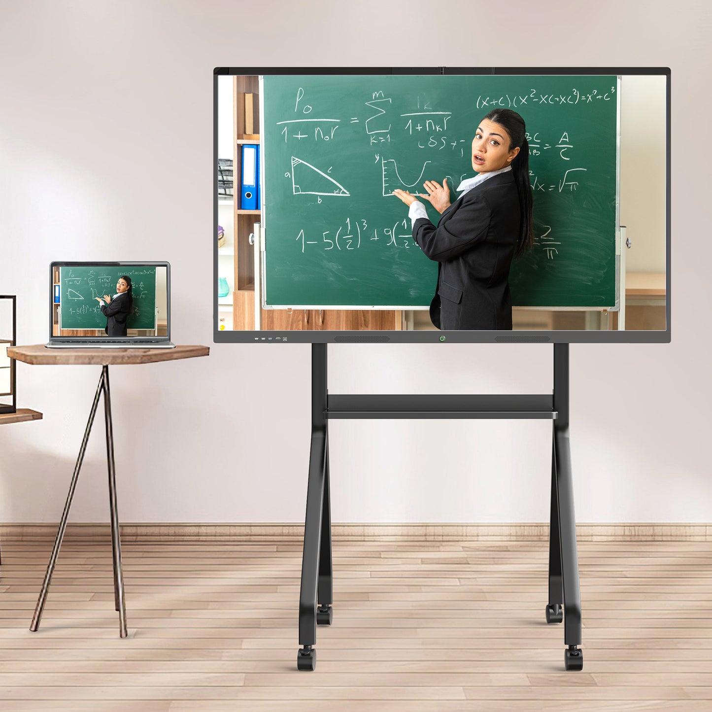 Smart board touch screen （With wall mount bracket no Moving stand included）