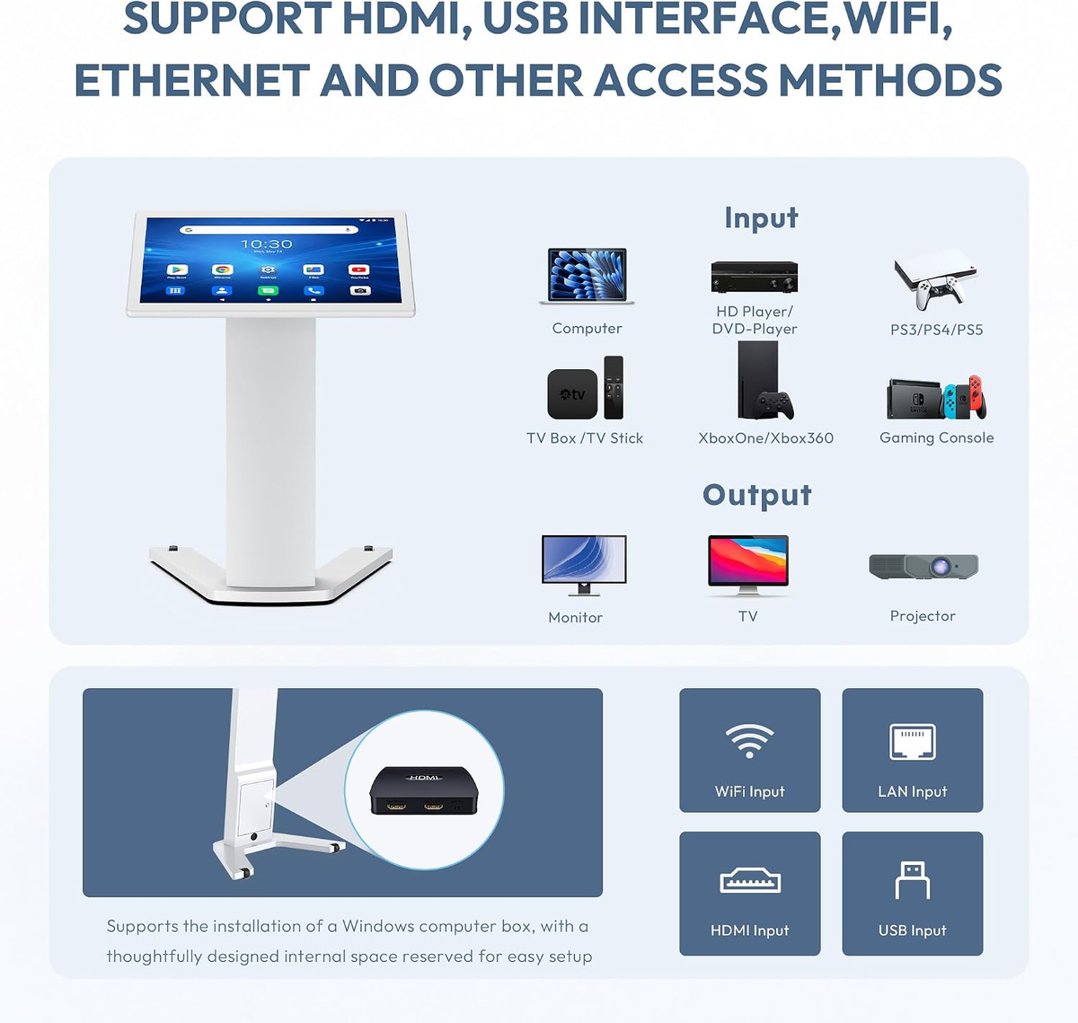 Kiosk- for wayfinding, shopping mall information