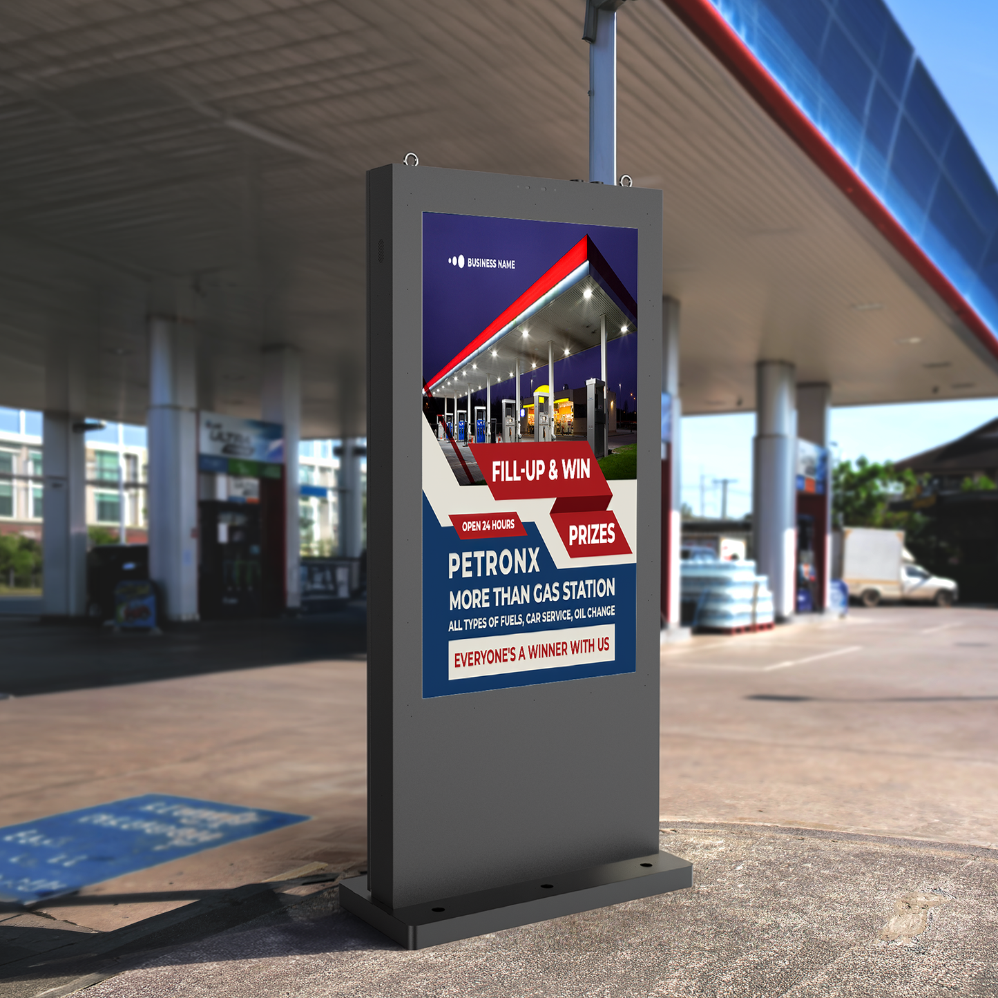 IP65 outdoor lcd digital signage display